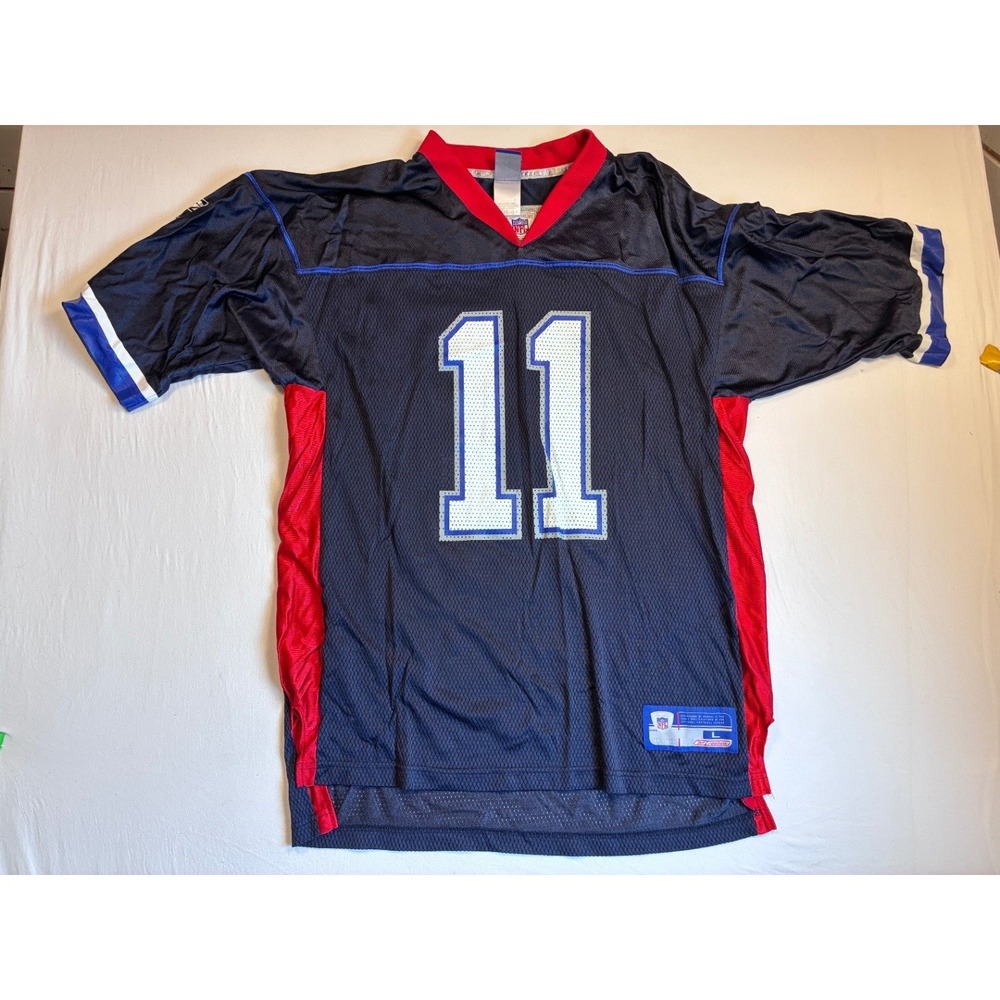 Reebok Buffalo Bills Drew Bledsoe #11 NFL Jersey Mens L Navy